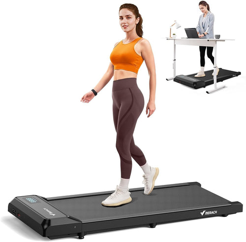 MERACH Walking Pad 9% Incline, 2.5HP Quiet Under-Desk Treadmill Compact Home