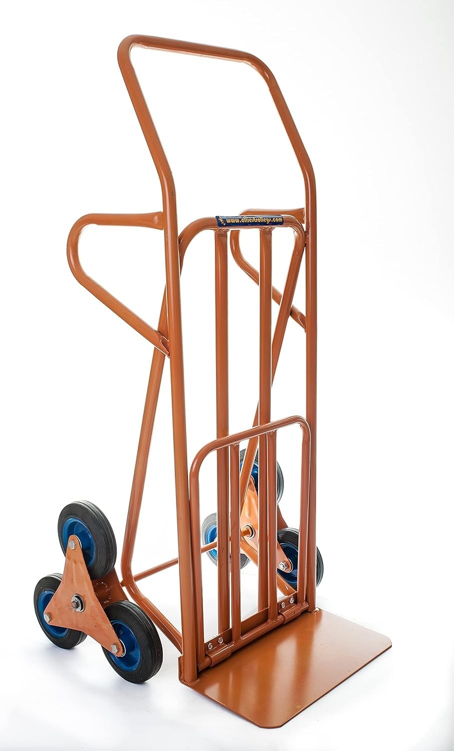 Heavy Duty Stair Climber Sack Truck 200kg Triple Wheel Extended Load Plate