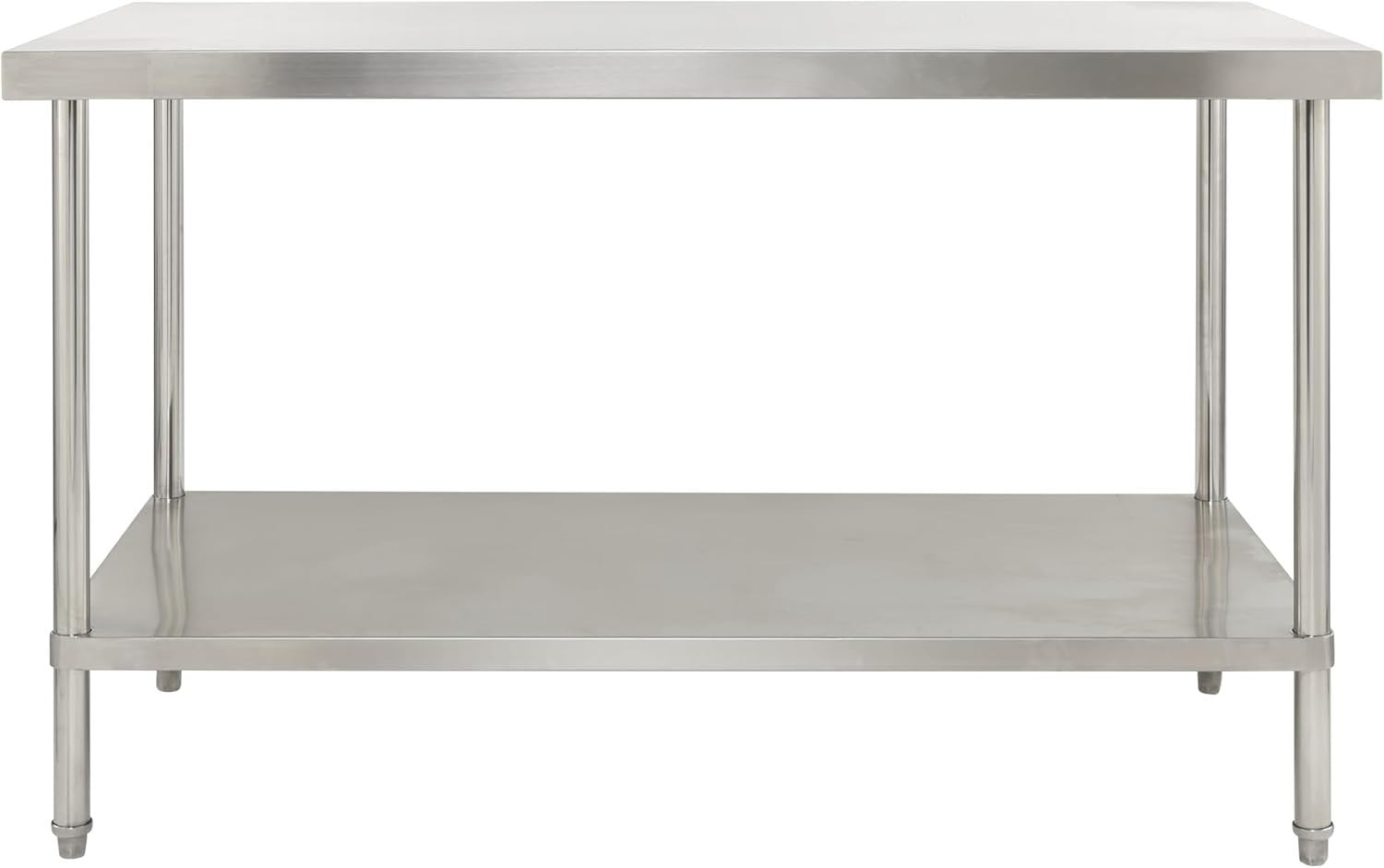 Stainless Steel Workbench 200kg with Adjustable Shelf Commercial 1400mm