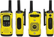 Waterproof Walkie Talkies Quad Pack PMR446 Long Range USB-C w/ Case