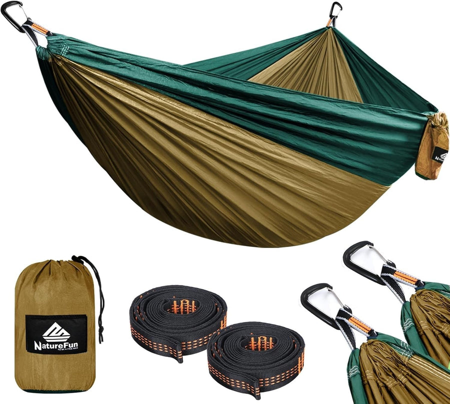 Camping Hammock 300kg Ultra-Light 300x200cm Nylon Quick Dry Travel Bed