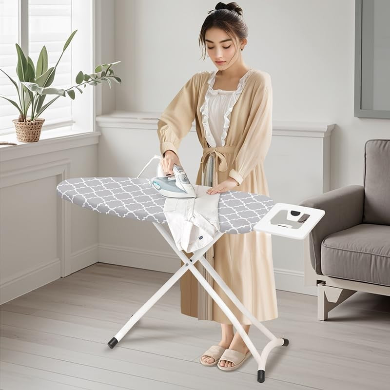Adjustable Folding Ironing Board Height Adjustable Steel Frame Iron