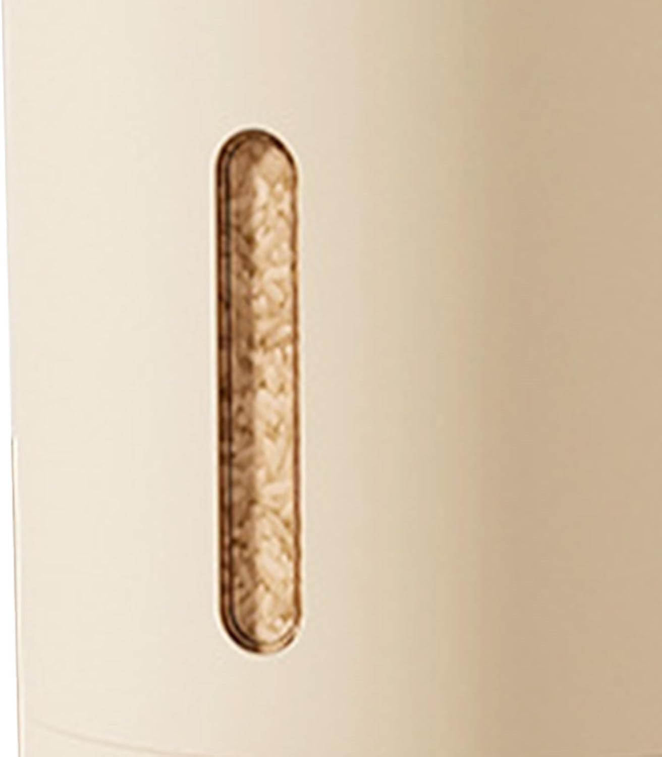 10KG Press Rice Dispenser Airtight Grain Storage Container Window Bin