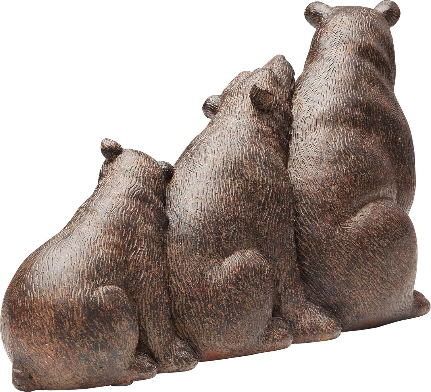 Bear Family Ornament • Rustic Animal Sculpture • Handmade Decor for Home & Gifts