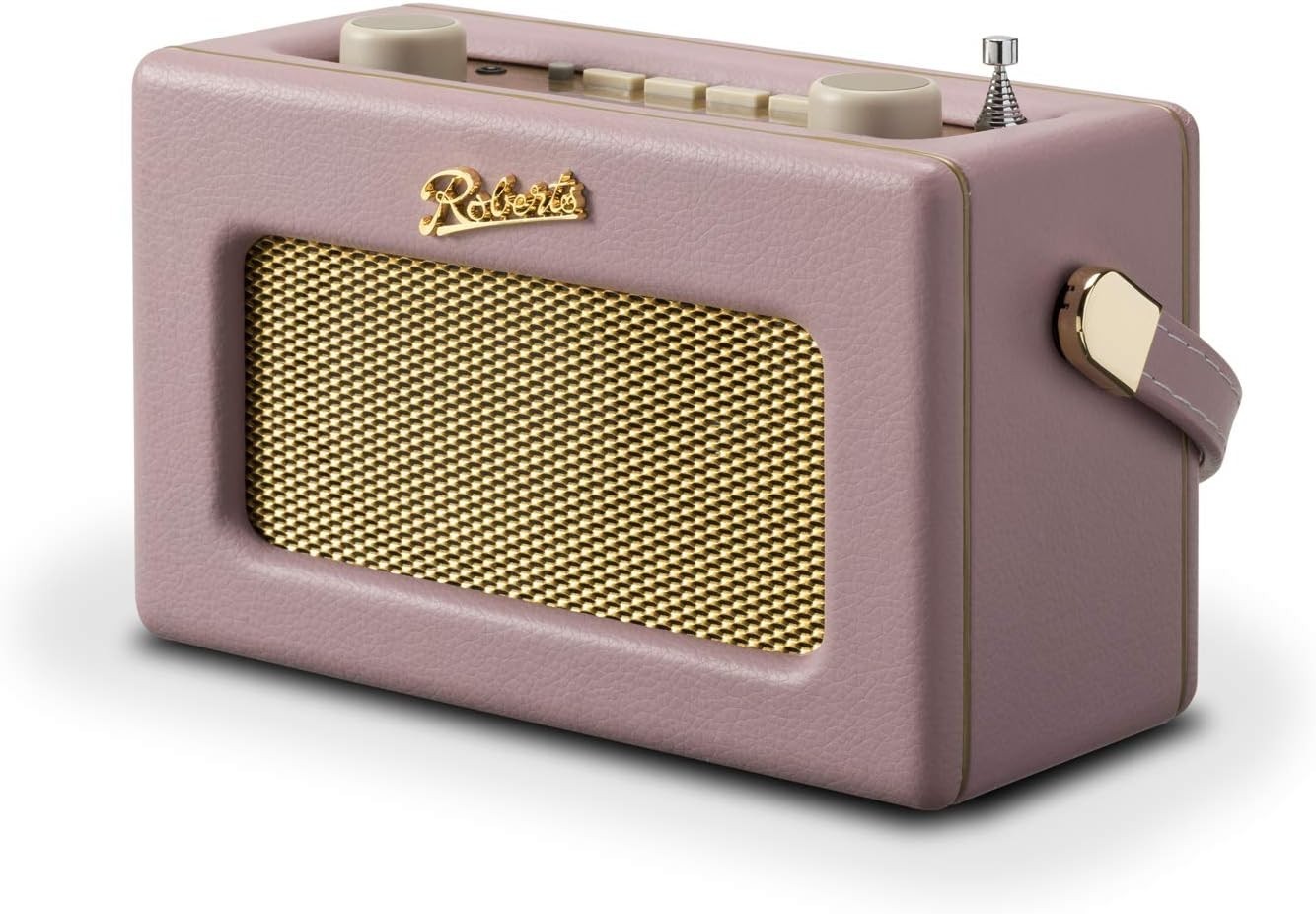 Portable DAB DAB+ FM Radio Bluetooth Retro Dove Pink