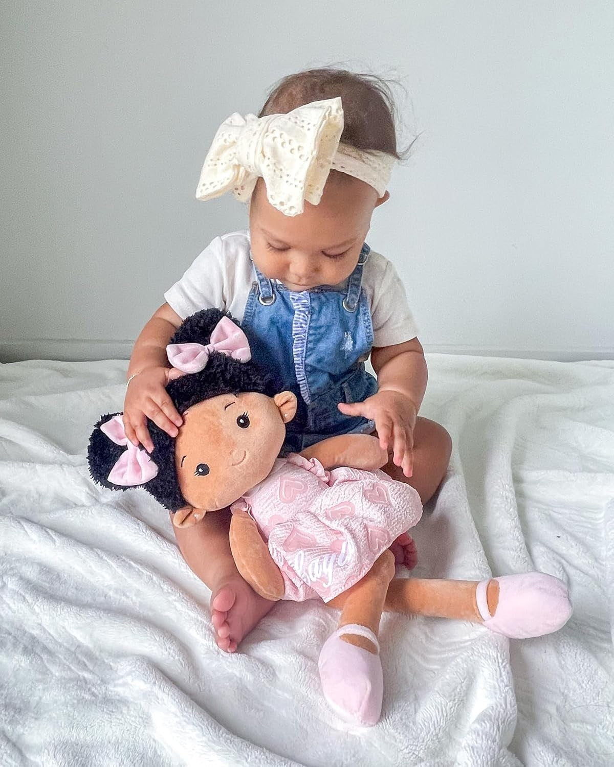 16” Soft Baby Doll Plush Rag Doll First Baby Toy Toddler 1+ Gift