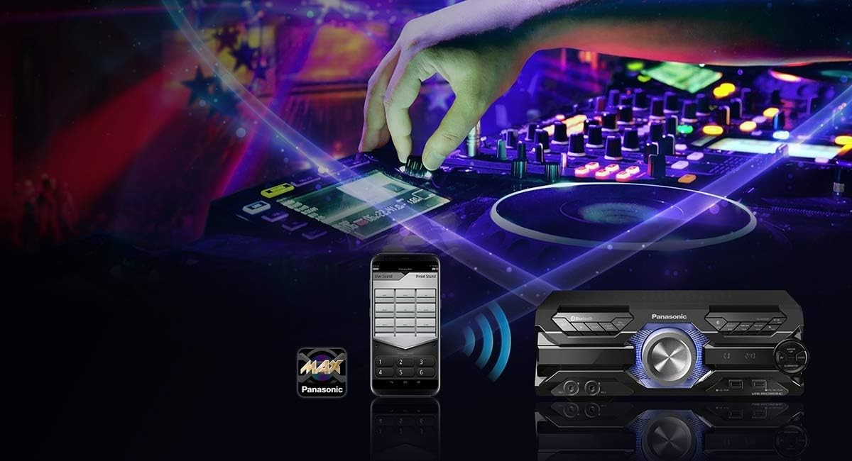 650W Bluetooth Hi-Fi System | Karaoke, D.Bass, LED Lights, Dual Mic Inputs