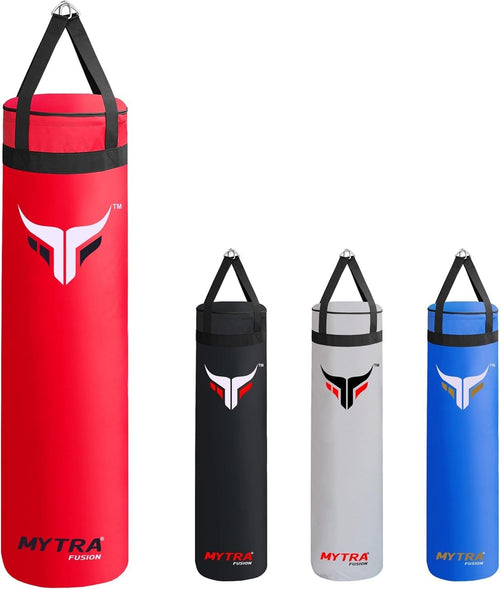 4FT Boxing Punch Bag Hanging Unfilled MMA Muay Thai Kickboxing Training