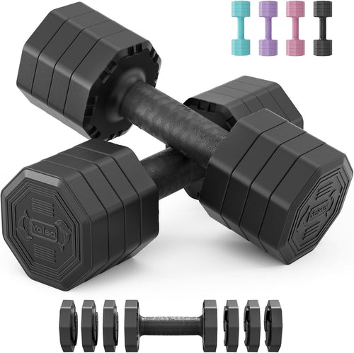 Adjustable Dumbbells Set of 2 2–5KG Non Slip Home Gym Women Weights