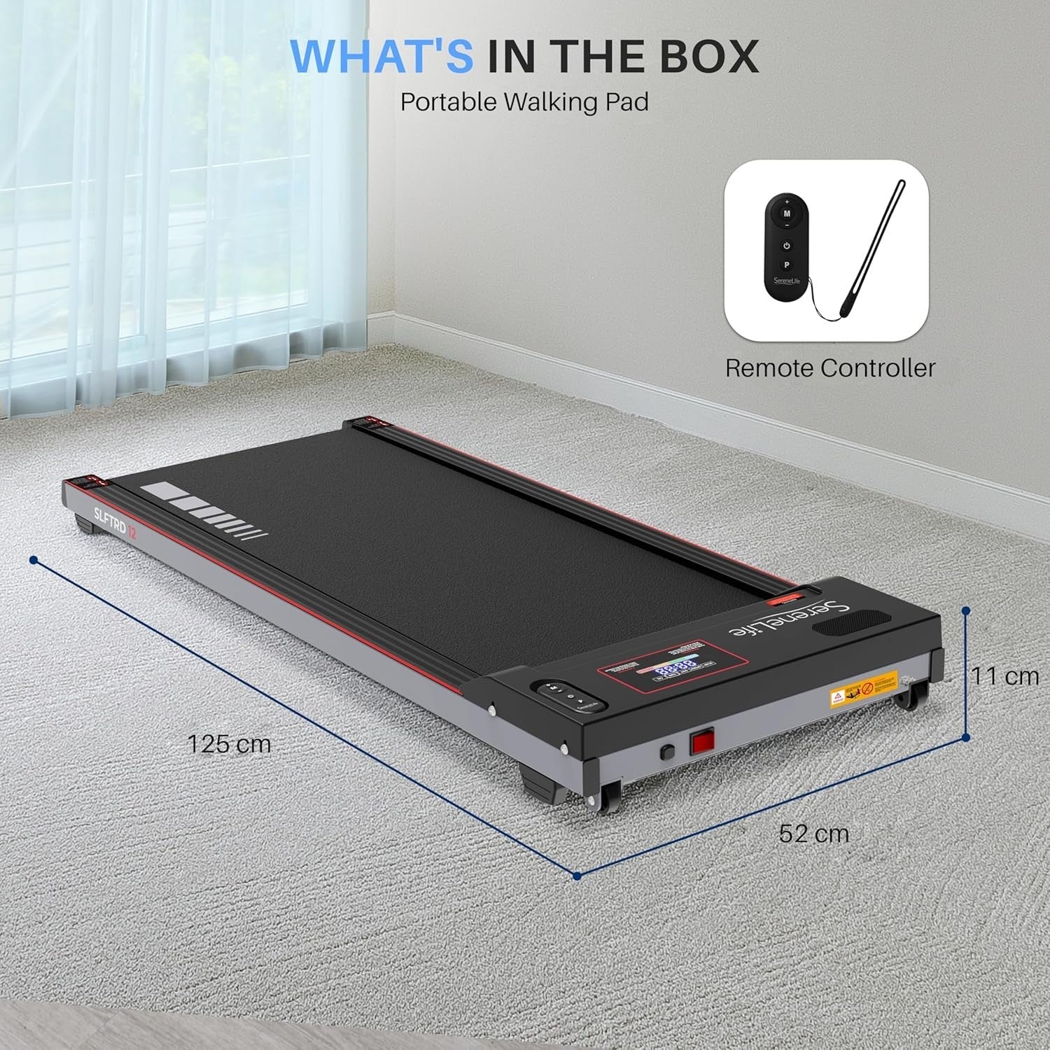 Foldable Under Desk Treadmill – Compact Home & Office Walking Pad