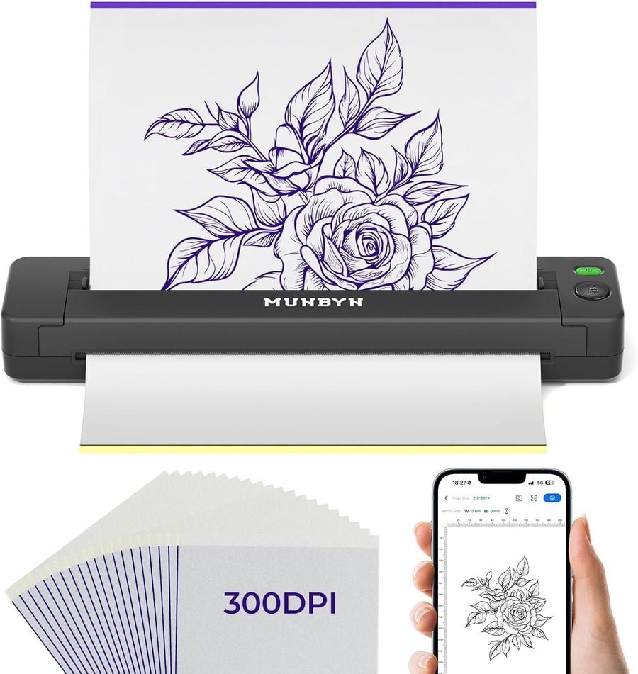 ITP06 High-Definition Tattoo Stencil Printer – Wireless Thermal for Artis