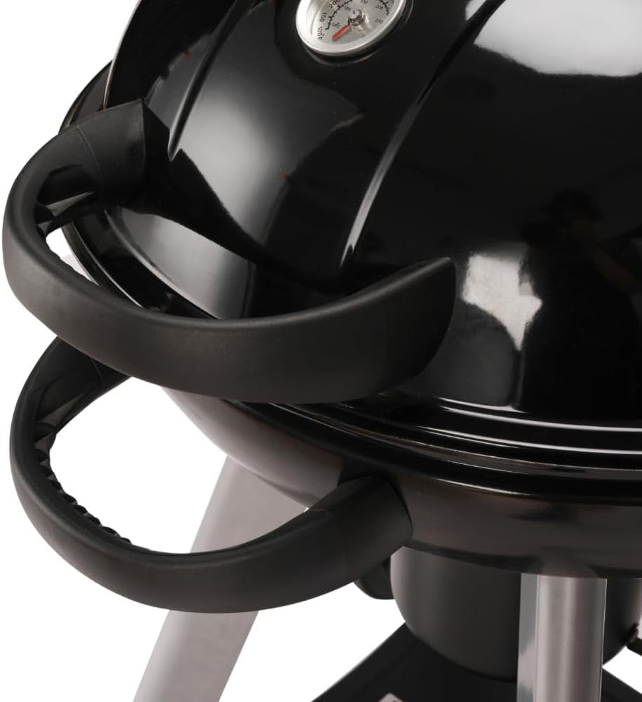 Kettle Charcoal BBQ Grill with Thermometer & Ash Catcher – 54cm Portable Outdoor