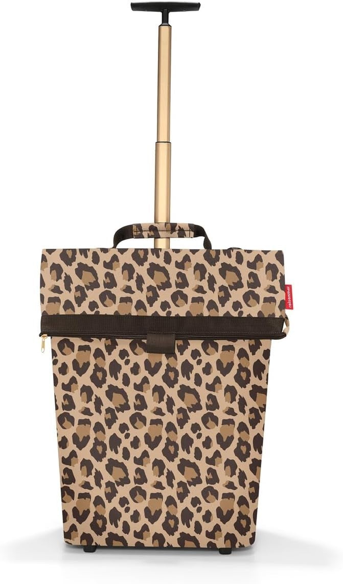 Foldable Shopping Trolley Cart Adjustable Handle Water-Resistant Bag