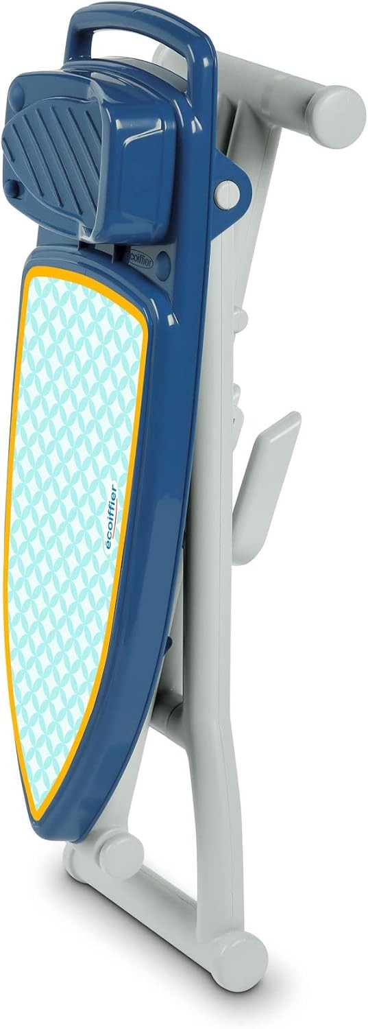 Kids Toy Ironing Board Set Folding Play Iron Multicolour Toddler Role Play
