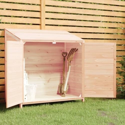 Wooden Garden Shed Outdoor Storage 102x52x112cm Weatherproof Solid Fir Wood