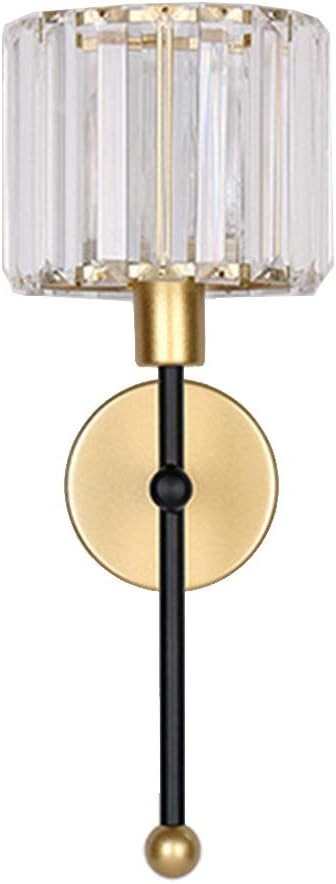 Modern Crystal Wall Sconce Light | Minimalist Bedroom & Corridor Lighting