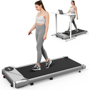 Under Desk Treadmill 2.5HP Quiet Motor Walking Pad 265LBS Capacity LED Remote