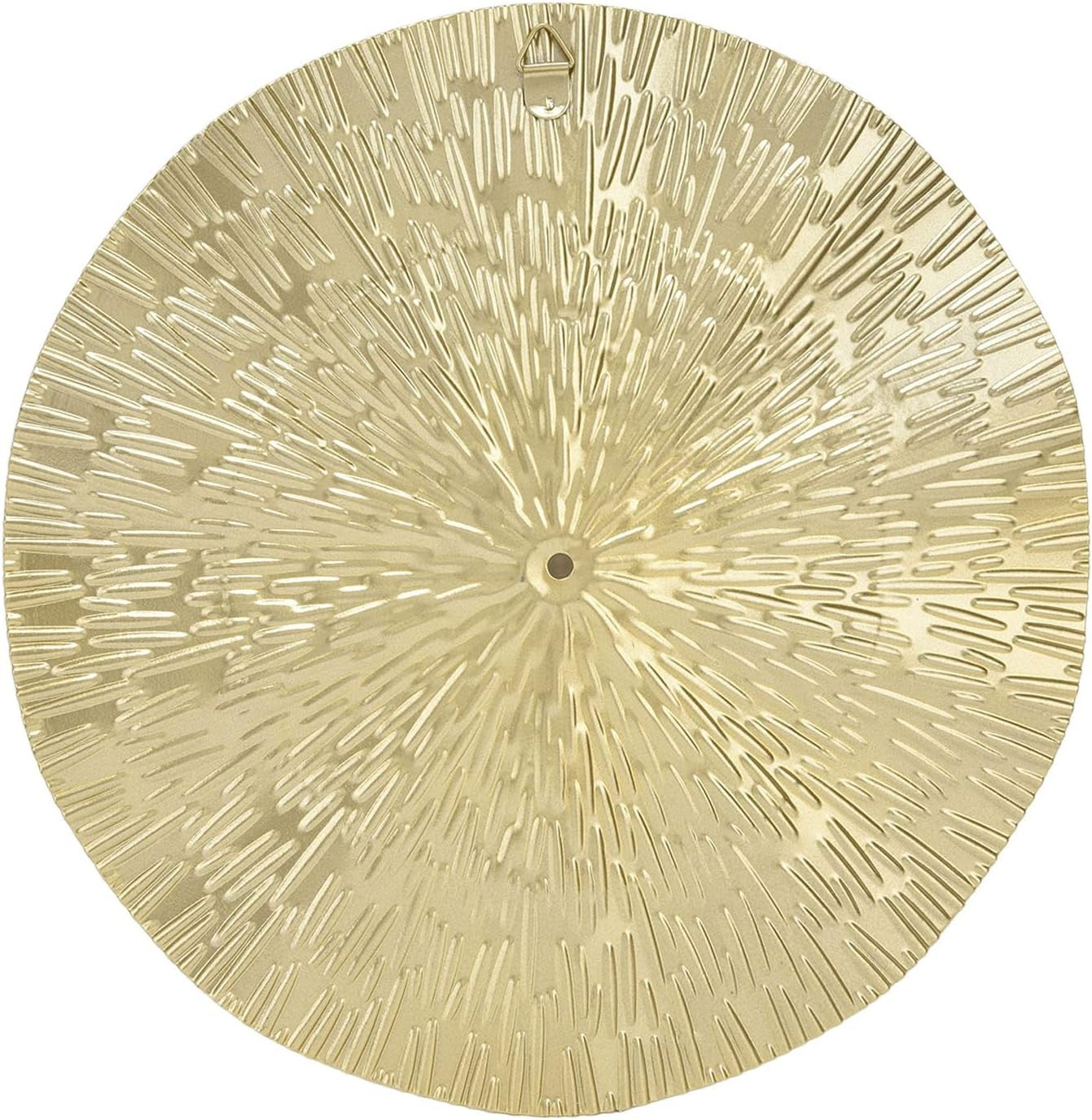 Gold Round Metal Wall Decor 3D Modern Art