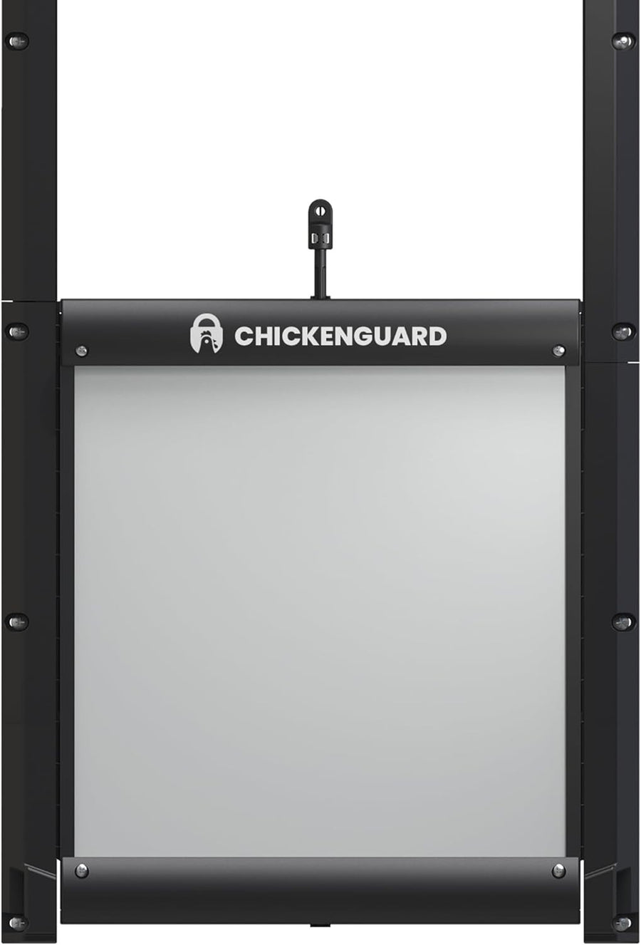 Self Locking Chicken Coop Door Predator Proof Aluminium