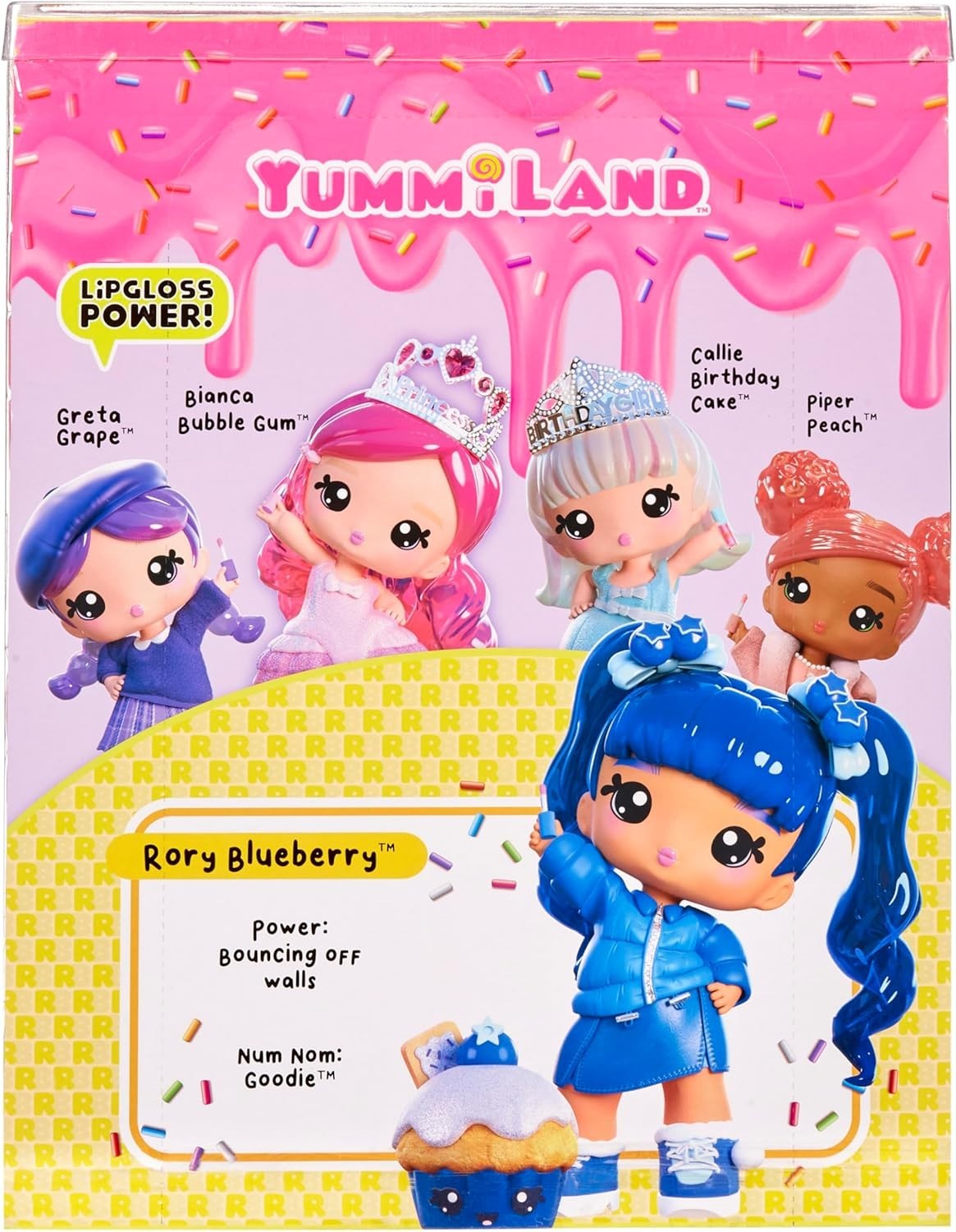 25cm Scented Doll DIY Lip Gloss Kit Num Nom Pet Playset