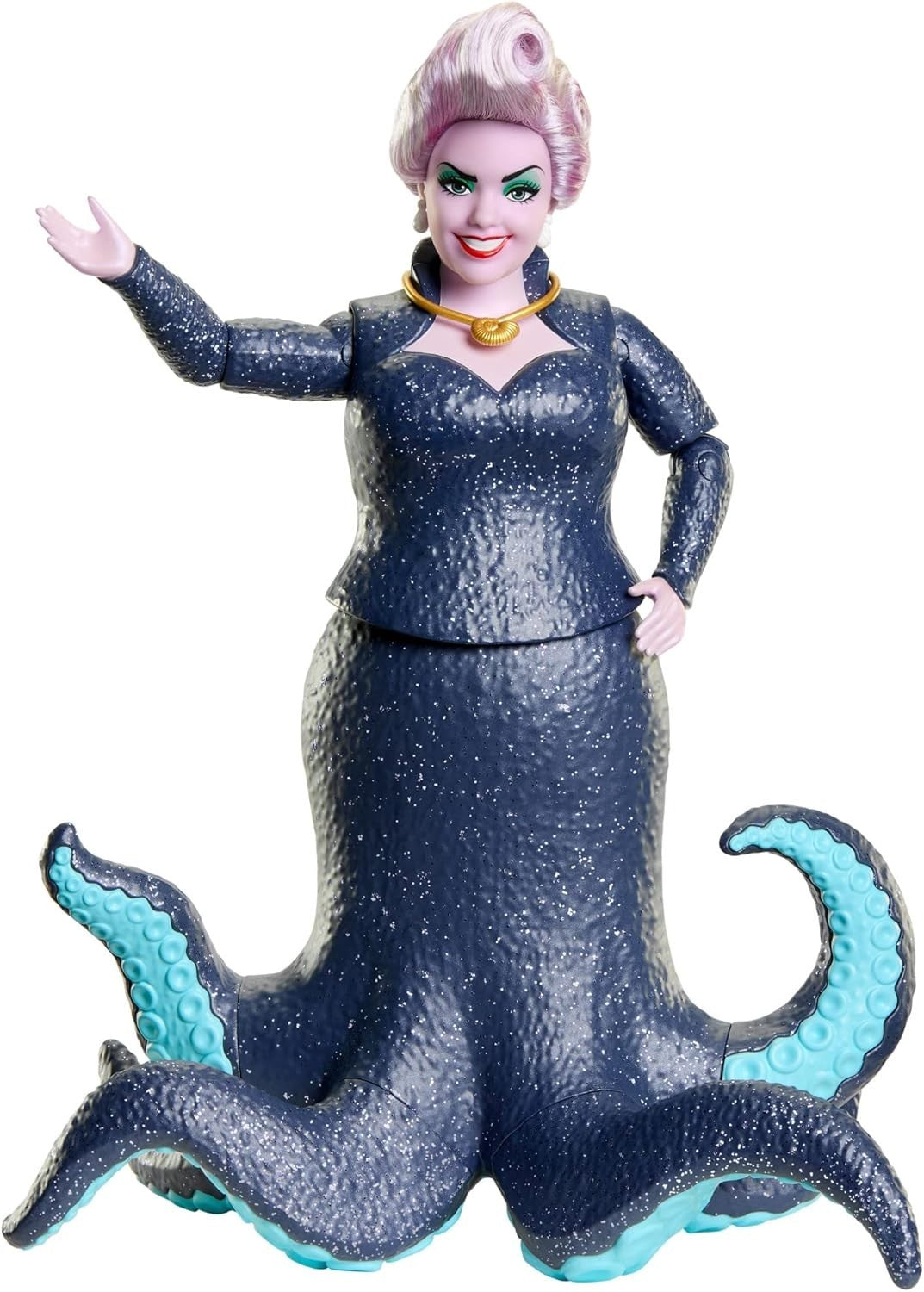 3pc Mermaid Movie Doll Set Princess Sea King Villain Figures Toy