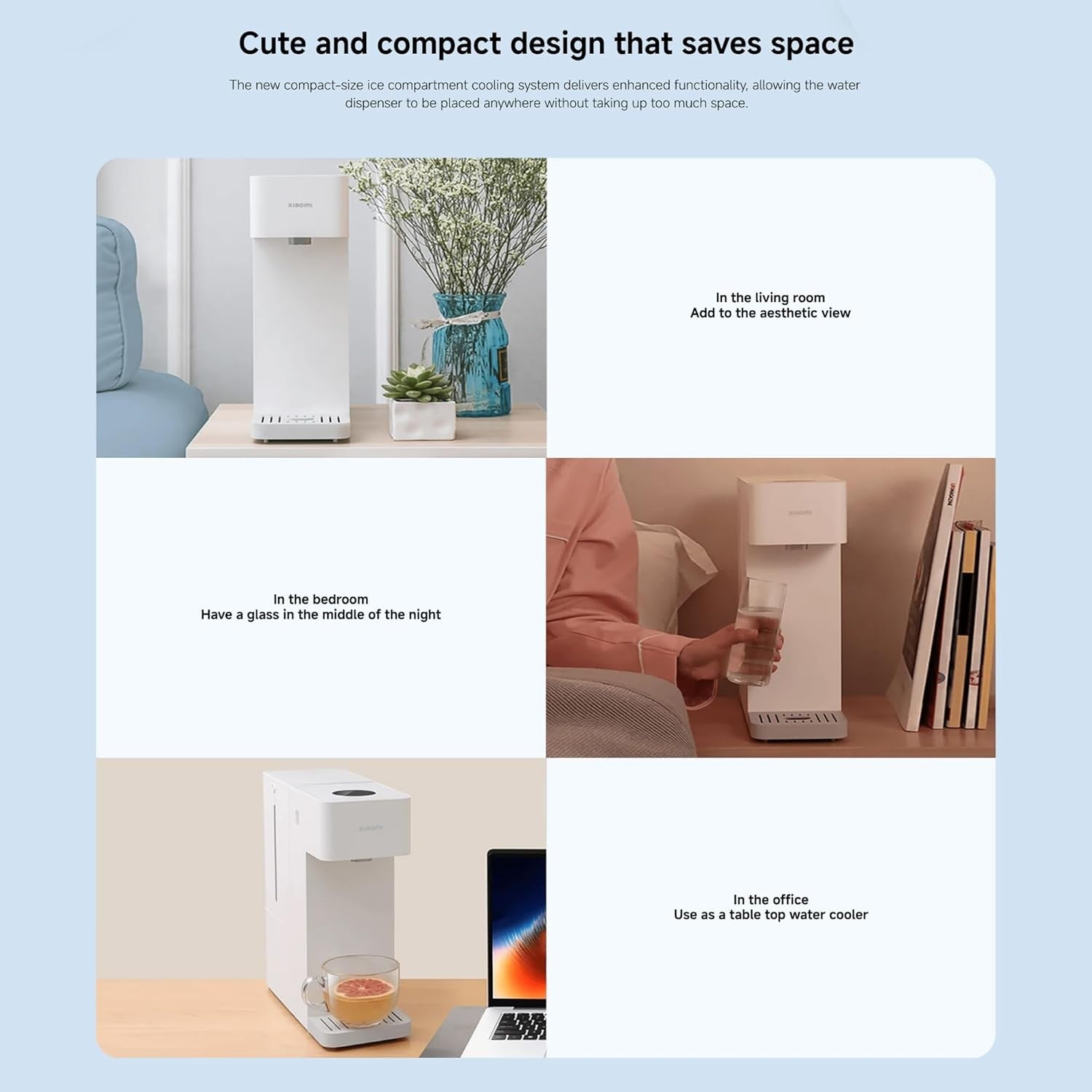 Instant Hot & Cold Water Dispenser 3L App Control Child Lock Fast Heating