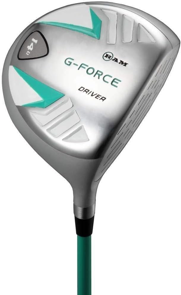 Left Hand Girls Junior Golf Set Ages 7–9 Driver Hybrid Irons Bag