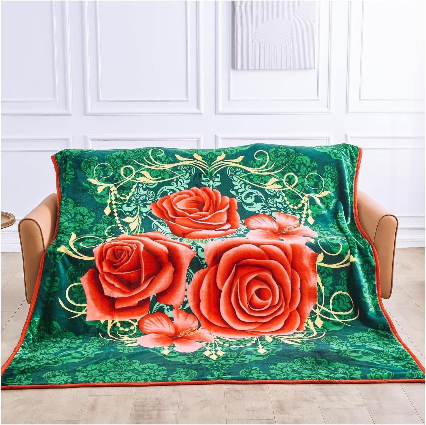 Royal Roses 4kg Sherpa Weighted Blanket 200x240cm King