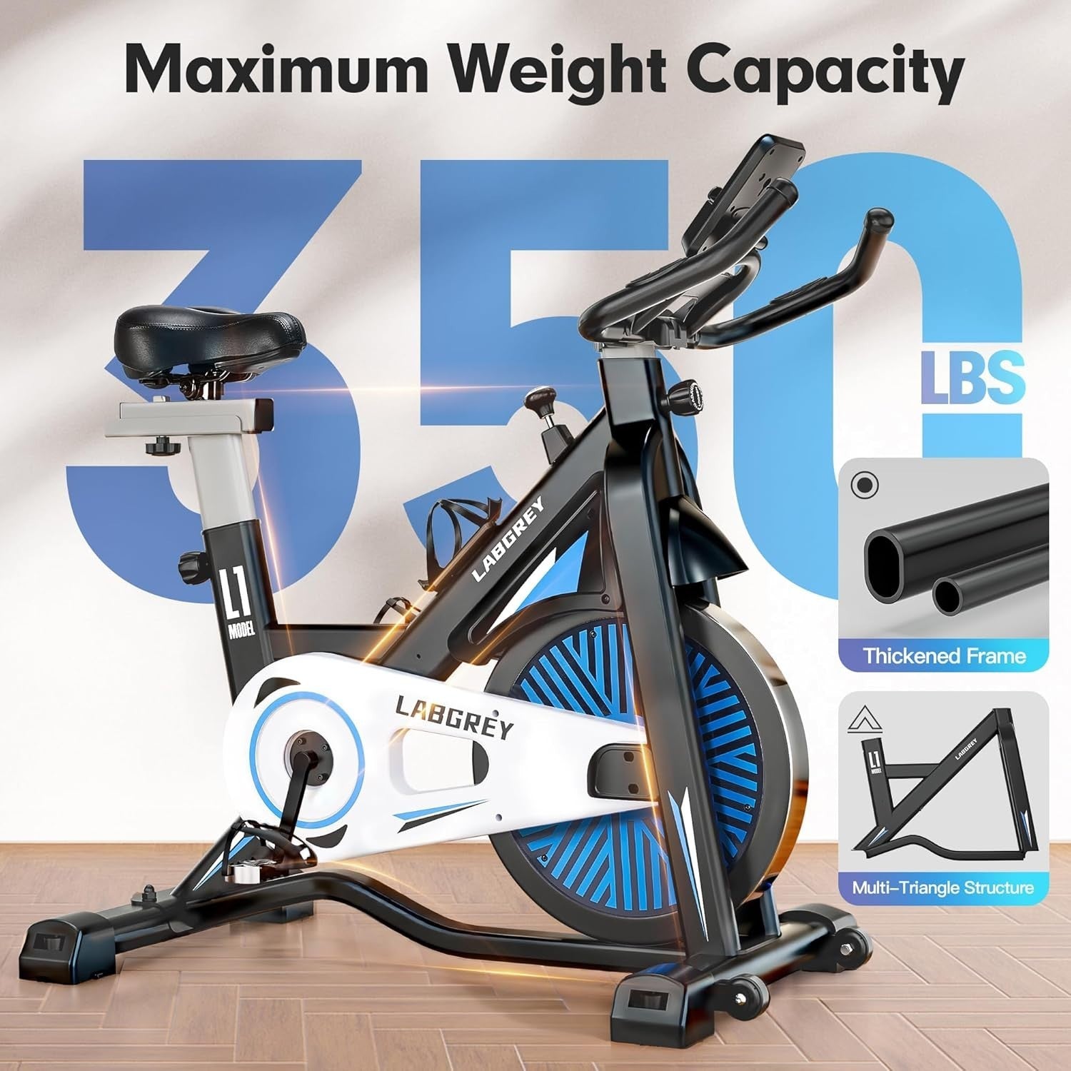 Smart Magnetic Indoor Cycling Bike 15kg Flywheel Bluetooth App Compatible