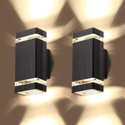 Waterproof Outdoor Wall Lights IP65, Up Down LED Porch Sconce 3000K