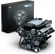 Advanced V8 Engine Model Building Kit 2700+ PCS Mechanical STEM Toy Gift