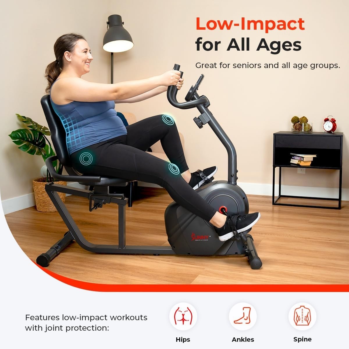 Exercise Bike Bluetooth App LCD Heart Rate Quiet Magnetic Home Fitness
