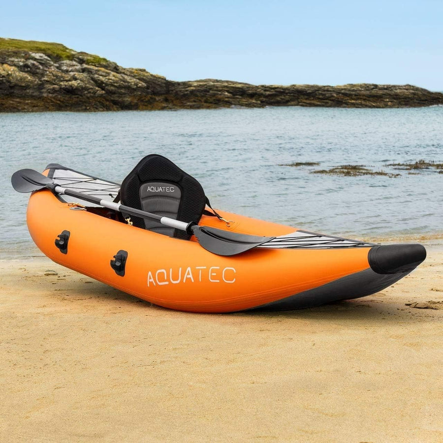 Inflatable Kayak PVC Canoe Set w/ Seats Paddles Pump Carry Bag