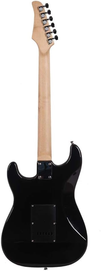 39" Electric Guitar Beginner Pack Full Size Basswood w/ Bag Black