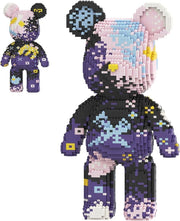 Purple Bear Micro Brick Building Set - 5600 Pieces, Creative DIY Model Gift