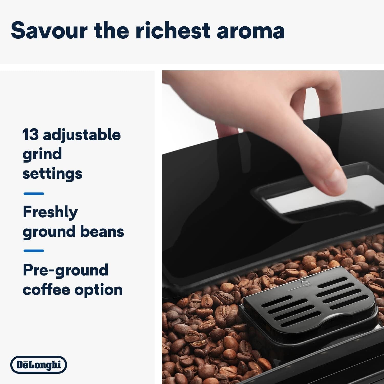 Automatic Bean-to-Cup Coffee Maker | 1.8L Tank | Milk Frother | Dual Cup Brewing