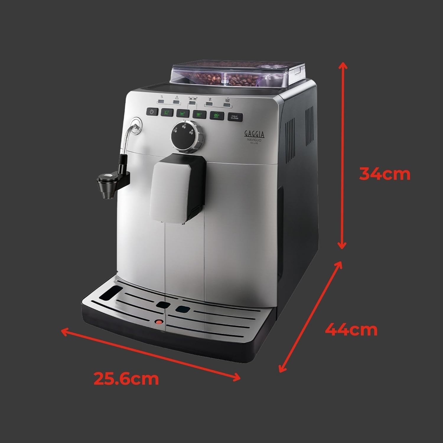 Automatic Bean-to-Cup Coffee Machine | Auto Frother | 1850W | Ceramic Grinder