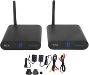 AV Transmitter Receiver 2.4GHz 8-Channel Wireless Audio Video Sender