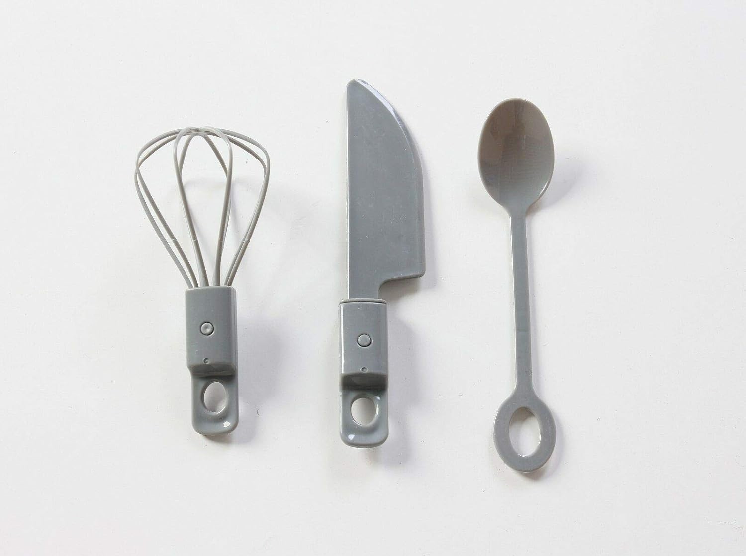 Large Wooden Kids Play Kitchen Grey Pretend Cooking Set With Toys