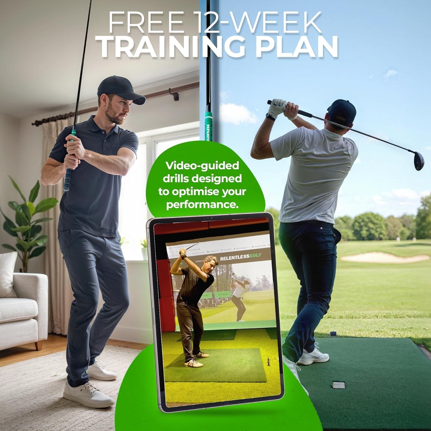 Golf Speed Stick Swing Trainer Increase Clubhead Speed