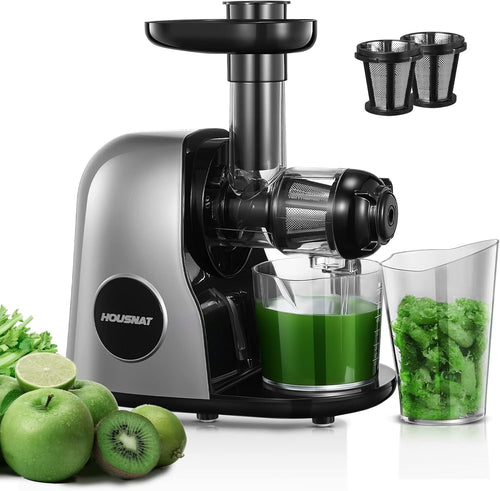 Cold Press Juicer Slow Masticating Quiet Motor High Yield Easy Clean