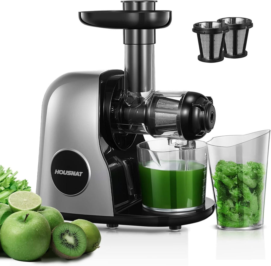 Cold Press Juicer Slow Masticating Quiet Motor High Yield Easy Clean