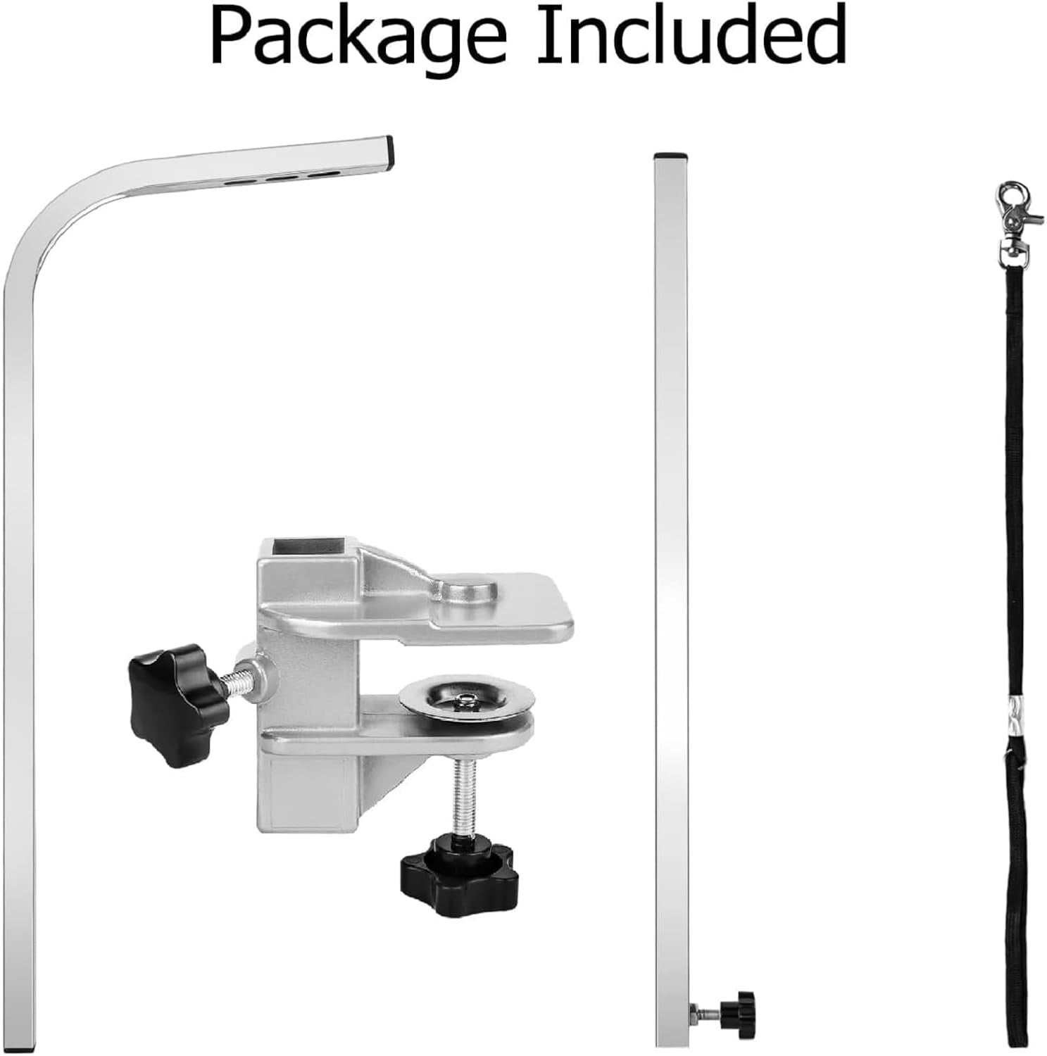 Dog Grooming Arm Adjustable Clamp Foldable Noose 60–105cm Table Mount