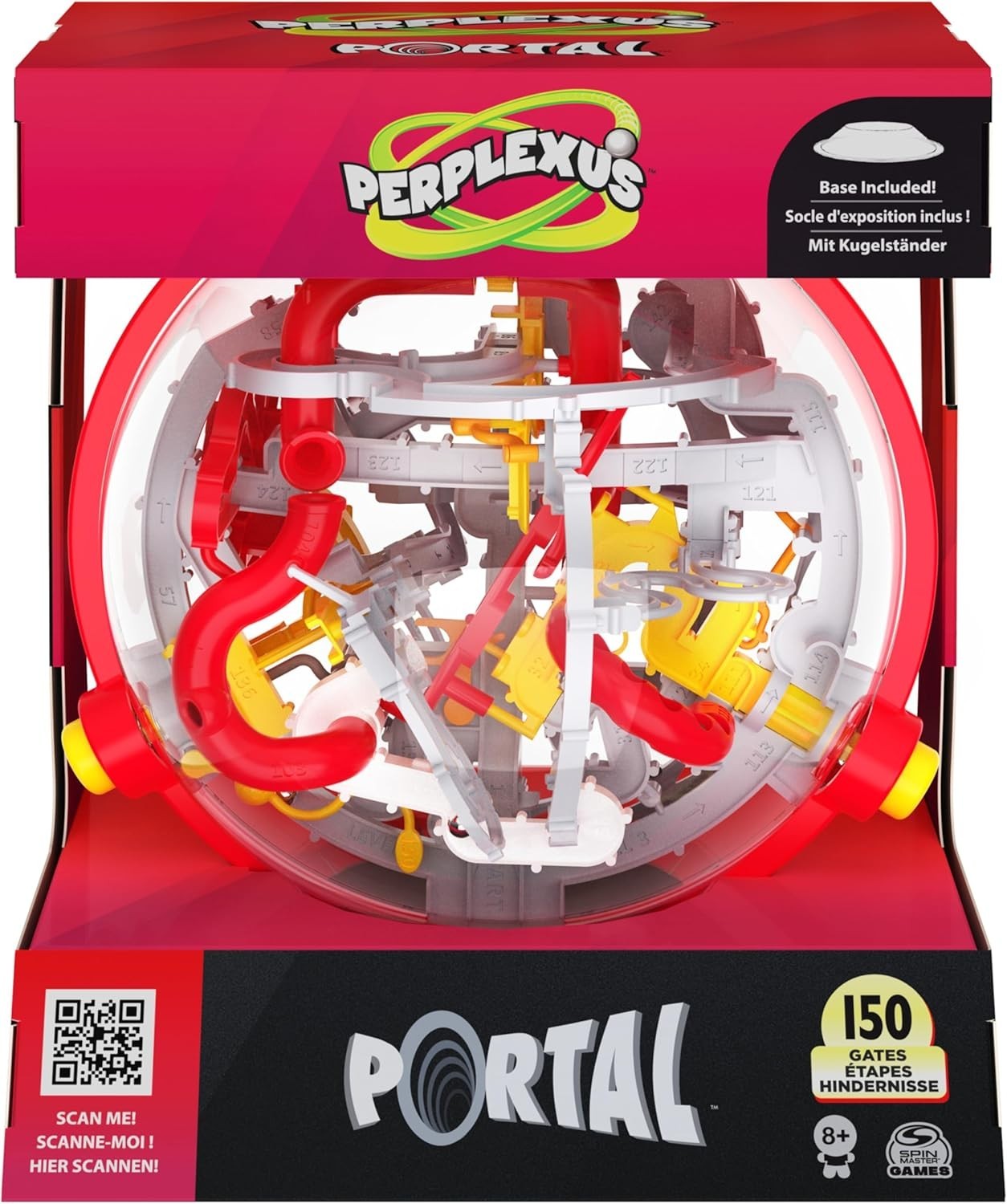 3D Puzzle Ball Maze Game 150 Obstacles Fidget Toy Brain Teaser Travel Game