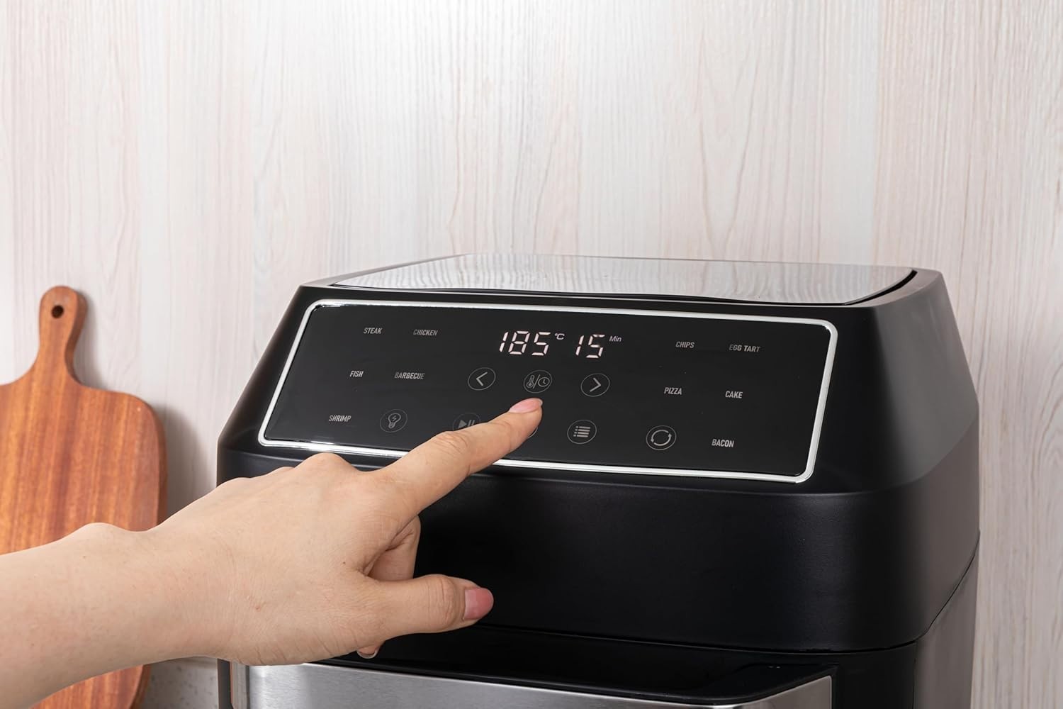 12L Air Fryer Oven Rotisserie 1700W Digital LED 8 Presets Accessories XL