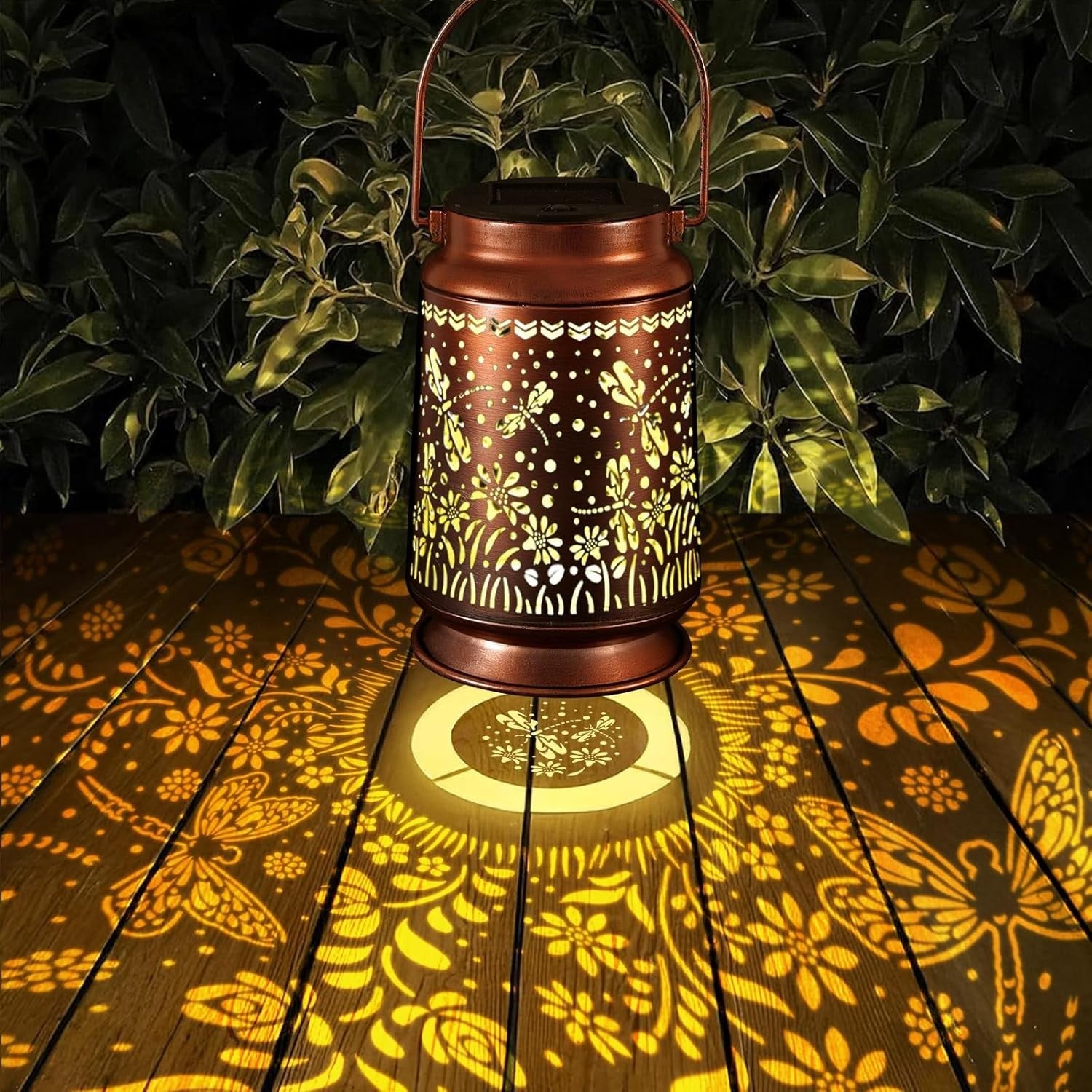Butterfly Solar Lanterns 3-Pack Outdoor Waterproof Garden Lights