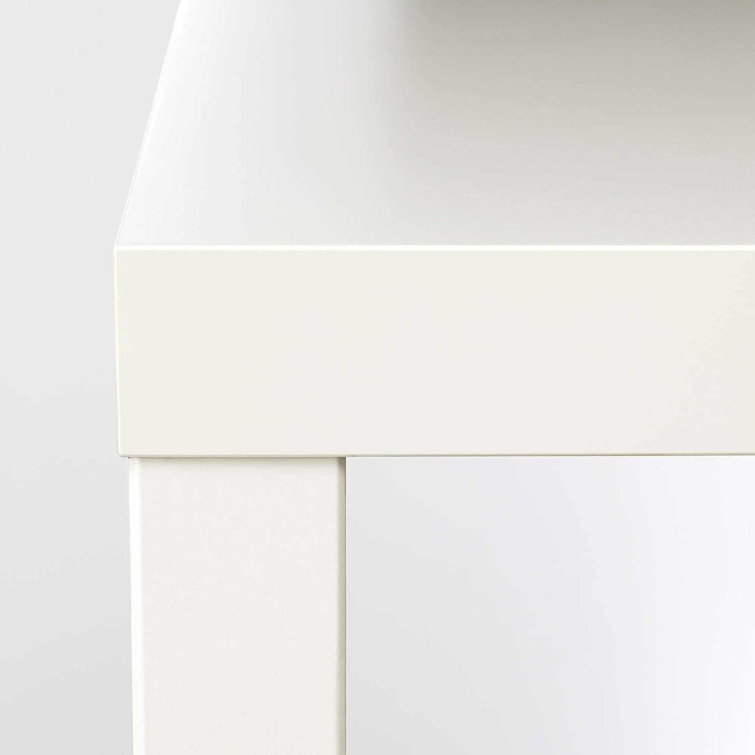 White Square Wood End Side Table Nightstand Coffee Table $\mathbf{55\times55\tim