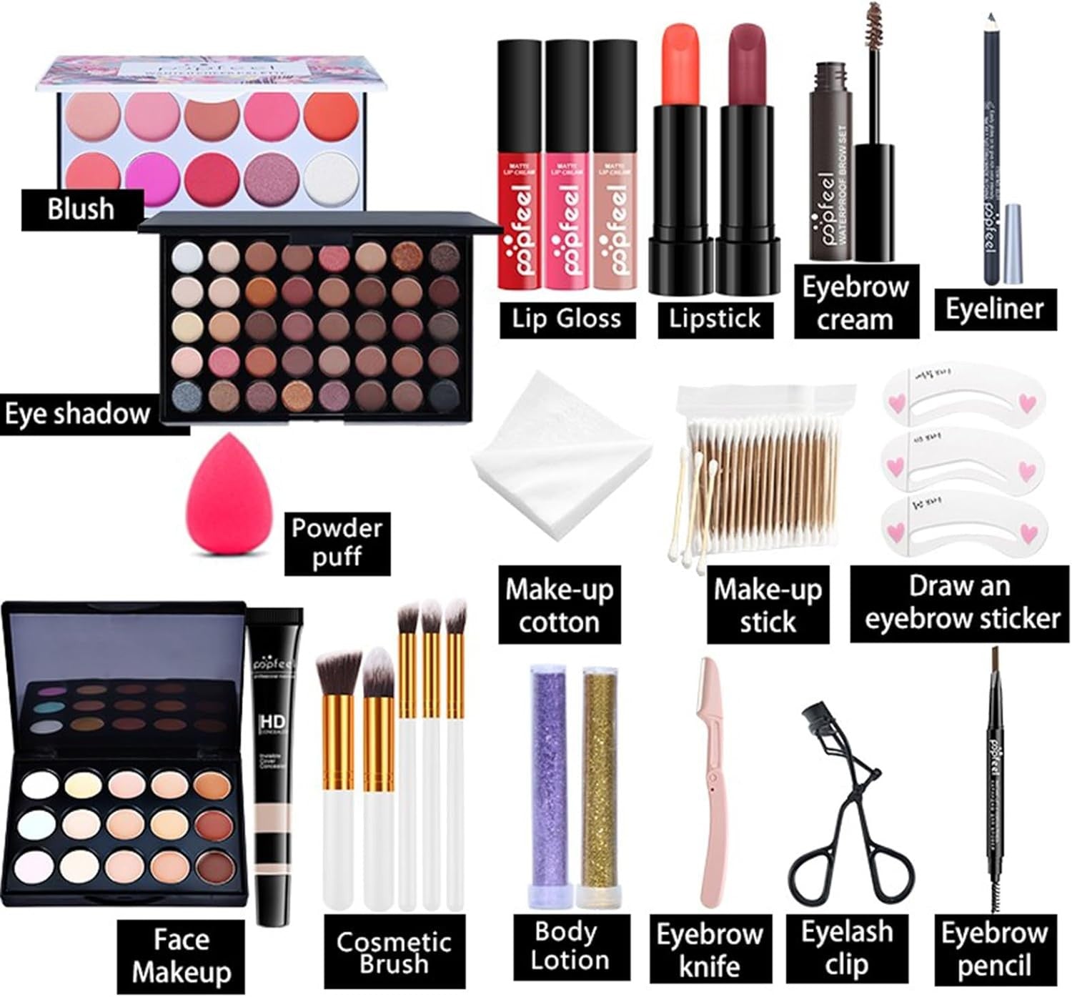 Beauty Advent Calendar 2025 Makeup Gift Set Palette