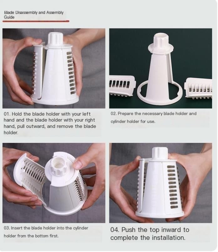 Manual Ice Shaver Snow Cone Slushie Maker Hand Crank Portable