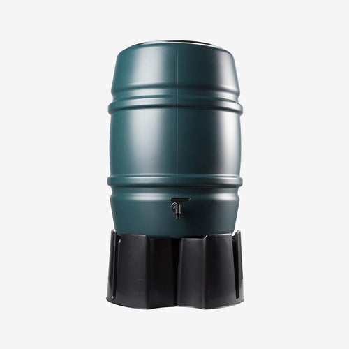 168L Green Water Butt Kit With Stand & Rain Diverter , Garden Rain Collector